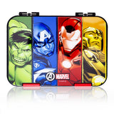 Marvel Avengers Super Hero 6/4 Compartment Convertible Tritan Lunch Box - Black