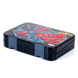 Marvel Spider-Man 6/4 Compartment Convertible Bento Tritan Lunch Box - Black