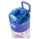 Eazy Kids Mermaid Lunch Box and Tritan Water Bottle 450ml - Purple