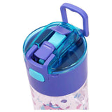 Eazy Kids Mermaid Lunch Box Set and Tritan Water Bottle 450ml With Snack Box - Purple