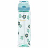 Eazy Kids Flora Tritan Water Bottle With Spray 750ml - Gitter Green