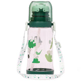 Eazy Kids Water Bottle 600ml With straw - Green
