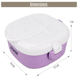 Eazy Kids Rocket Lunch Box Meal Set 600ml - Purple