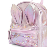 Eazy Kids School Backpack 9Inch - Rabbit Purple