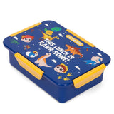 Eazy Kids Dinosaur School Bag Combo Set - Blue (Set of 5)