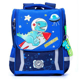 Eazy Kids School Bag Dino in Space 15Inch - Blue