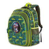 Eazy Kids Dino 16Inch School Bag With Pencil Case - Green