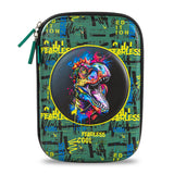 Eazy Kids Dino 16Inch School Bag With Pencil Case - Green