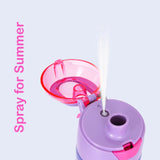 Eazy Kids Mermaid School Trolley Bag Combo Set - Purple (Set of 4)