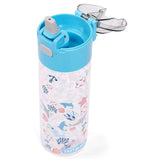Eazy Kids Shark Lunch Box and Tritan Water Bottle 450ml - Blue