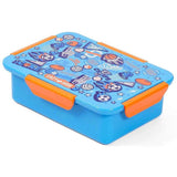 Eazy Kids Soccer Lunch Box and Tritan Water Bottle with Spray 750ml - Blue