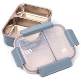 Eazy Kids Stainless Steel 2 Compartment Lunch Box 1100ml - Blue