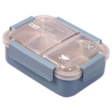 Eazy Kids Stainless Steel 2 Compartment Lunch Box 1100ml - Blue