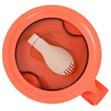 Eazy Kids Stainless Steel Lunch Box With Folding Spoon 850ml - Pink