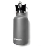 Eazy Kids Stainless Steel Water Bottle 350ml - Grey