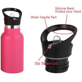 Eazy Kids Stainless Steel Water Bottle 350ml - Pink