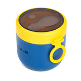 Eazy Kids Steel Lunch Box With Folding Spoon - Blue