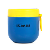 Eazy Kids Steel Lunch Box With Folding Spoon - Blue