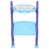 Eazy Kids Step Stool Foldable Potty Trainer Seat - Light Blue