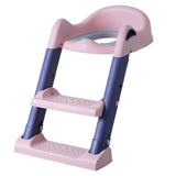 Eazy Kids Step Stool Foldable Potty Trainer Seat - Pink
