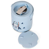 Eazy Kids Super Shark Stainless Steel Insulated Food Jar 350ml - Blue