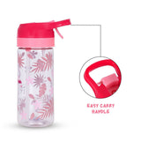 Eazy Kids Tropical Tritan Water Bottle with Spray 420 ml - Pink