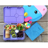 Nohoo Unicorn Bag With Bento Lunch Box - Purple
