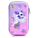 Eazy Kids 3D Unicorn XL Pencil Case-Pink