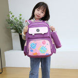 Eazy Kids Unicorn Planet School Bag 18Inch With Pencil Case - Purple