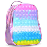 Eazy Kids Unicorn Pop-it Bag 10Inch - Pink