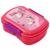 Eazy Kids Lunch Box With Bottle - Pink