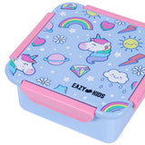 Eazy Kids Unicorn LunchÂ Box 650ml - Pink
