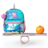 Eazy Kids Unicorn Sparkle Backpack 13Inch - Green