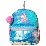 Eazy Kids Unicorn Sparkle Backpack 13Inch - Green