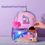 Eazy Kids Unicorn Sparkle Backpack 13Inch - Pink