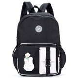 Eazy Kids Vogue School Bag 16Inch With Bento Lunch Box - Black