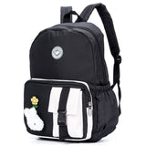 Eazy Kids Vogue School Bag 16Inch With Bento Lunch Box - Black
