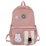 Eazy Kids Vogue School Bag 16Inch With Bento Lunch Box - Ivory