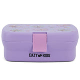 Eazy Kids Bento Lunch Box - Butterfly Purple
