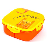 Eazy Kids Tiger Lunch Box And Water Bottle With Bag - Yellow
