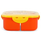 Eazy Kids Dino Square Bento Lunch Box - Yellow
