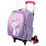 Eazy Kids - School Bag With Trolley, Pink