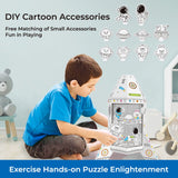 Eazy Kids DIY Creative Spacecraft With 3 Color Pens