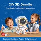 Eazy Kids DIY Creative Spaceman With 3 Color Pens