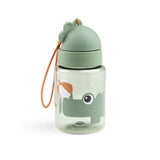 Done By Deer Straw Bottle Playground 280ml - Green