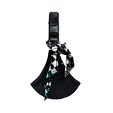 Wildride Blocked Scarf - Black and White