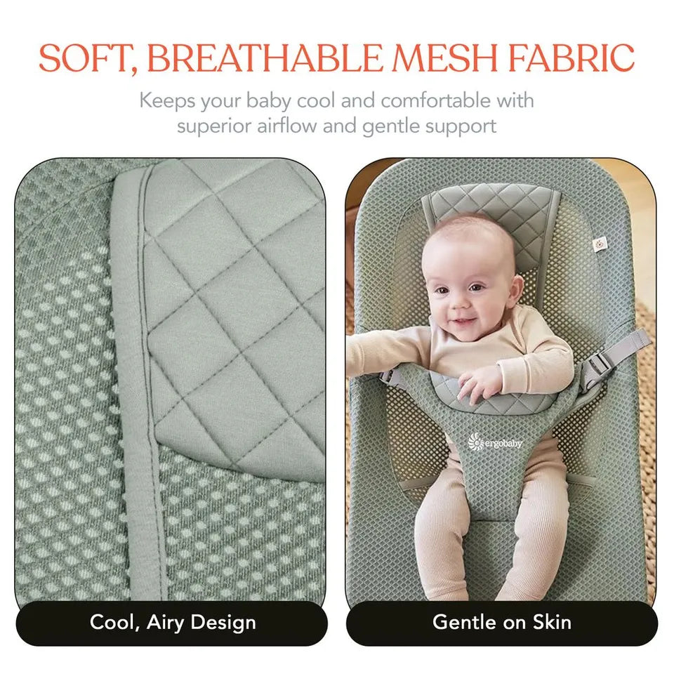 ergobaby-evolve-bouncer-replacement-cover-sage-green-mesh-8