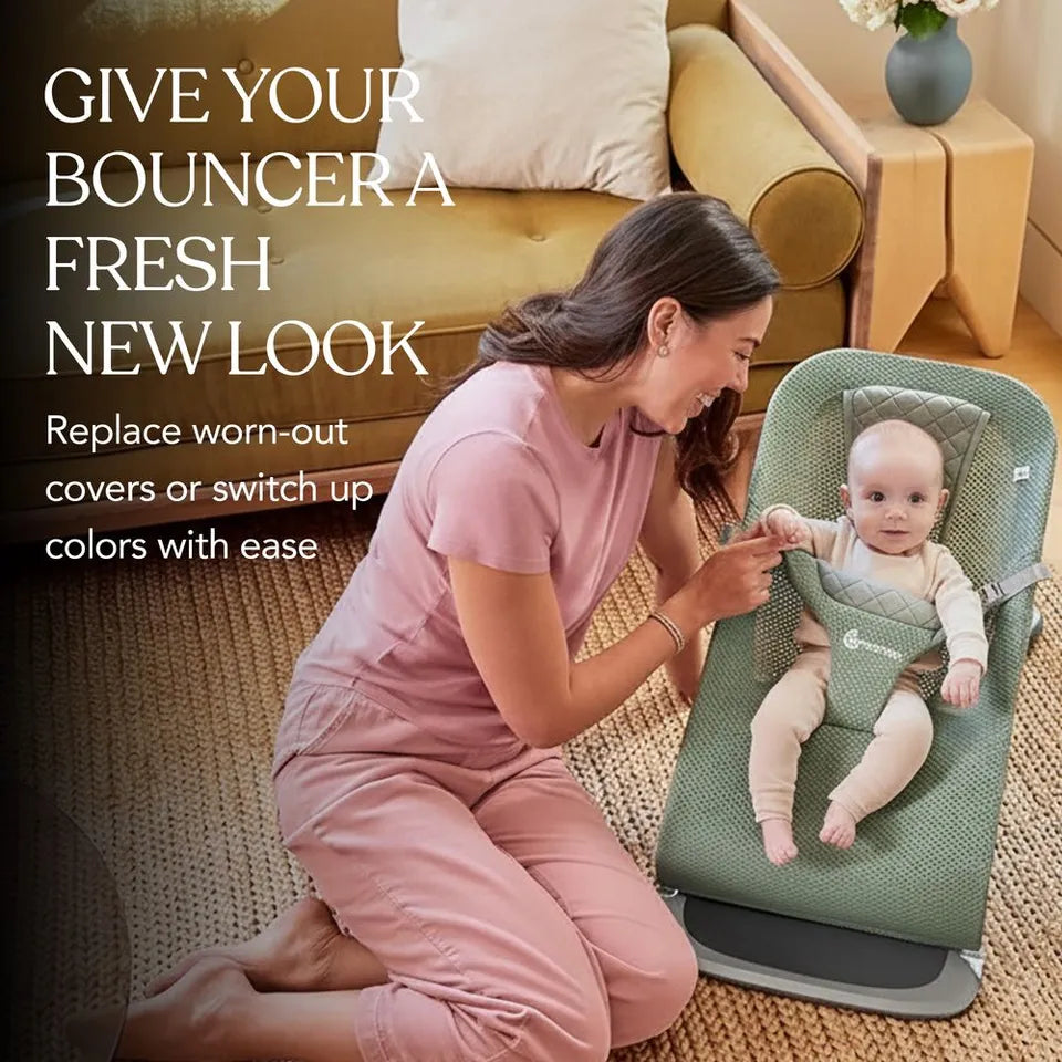 ergobaby-evolve-bouncer-replacement-cover-sage-green-mesh-7