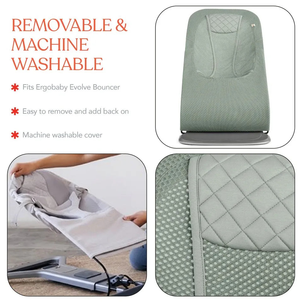 ergobaby-evolve-bouncer-replacement-cover-sage-green-mesh-6