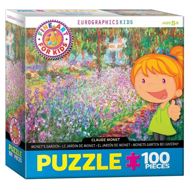 eurographics-monet-s-garden-by-claude-monet-puzzle-100pcs - 1